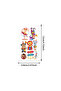10PCS 10PCS Circus Tattoo Stickers Exquisite Clown Performance Fake Tattoo Personalized Retro Tattoo - 4