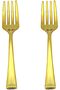 Golden Colour Mini Fork Set – Stainless Steel Dessert & Appetizer Forks, Reusable Small Gold Forks - 5