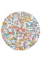 100PCS Cute Cartoon Line Puppy Maltese Graffiti Stickers for Bicycle Hand Account Pencil Case Decals
