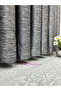 Paris Black Gray Gold Detailed Board Background Curtain 1X3 Tight Pile Does Not Wrinkle Suitable for the Entire Room - 4