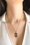 Women's Steel Necklace Tarot Series Star Chain the Tower Necklace - 2