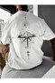 Unisex Men/Women Compass Custom Printed Oversize Cotton T-Shirt