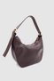 Yelie Buckle Detailed Cross Strap Hand, Arm and Shoulder Bag Bitter Brown - 3