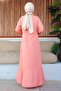 Model Dress with Stitching Detail Pudra - 4