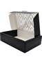Black Gift Box with Window – Premium Square Gift Packaging for Jewelry, Candles, Chocol - 5