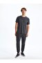 Xside Active Gray Crew Neck Short Sleeve Men's Sports Textured T-Shirt - 2
