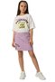 Girl's Basically Written Crop T-Shirt Skirt Set - 3