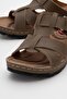 Cross Velcro Women's Flat Slippers Mink - 3