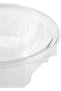 Clear Hinged Flower Bowls – 16 oz | 10 Pieces | Disposable Plastic Takeout Containers w - 3