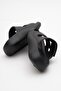 Women's Velcro Slippers BLACK - 4