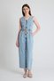Buzkar Buttoned Jumpsuit with Front Tie Detail 1958