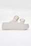 Women's Buckle Slippers BEIGE - 2
