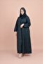 Crystal Bloom Printed Abaya