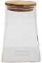750 ml Rectangular Glass Jar with Wooden Lid - 2