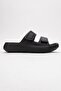Women's Velcro Slippers BLACK - 2