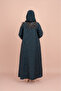 Crystal Bloom Printed Abaya - 3
