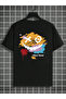 Unisex Men/Women Smile Custom Printed Oversize Cotton T-Shirt - 3