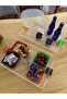 Neon Colorful Plexy Handle Tray for 4-6 People - 3