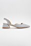 Women's Heeled Sandals Silver Glitter - 2