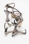 Women's Stone Heeled Shoes PLATINUM MIRROR - 4