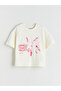 Crew Neck Girl's T-Shirt