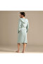 Carra Bambu Bathrobe Smoke Green - 7