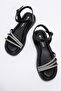 Woman's buckled ballet black - 5