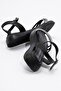 Woman's buckled ballet black - 4