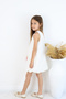 🌟   Girl's Embossed Patterned Balloon Cut Special Design Dress 🌟 - 6