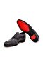 Gray Color Lace-Up Genuine Leather Men's Shoes - 3