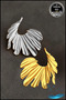 Half Leaf Model Earrings |   100% Steel |   Antiallergic |   Non-Tarnish Lightweight Design - 5