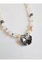 Quartz Natural Stone Design Butterfly Necklace 45 cm - 5