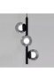 Chandelier On Cable Globe Smoke E27x3 - 2