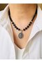 Agate Natural Stone Design Necklace 45 cm