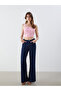 Pink Square Neckline Patterned Strap Crop - 2