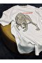Ufc Khamzat Chimaev 100% Cotton Relax Fit Crew Neck White Tshirt - 3