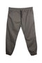 Men's Oversized Elastic Cuffs Soil Color Lace-Up Gabardine Trousers Suitable for Weight between 118-156 Kilos