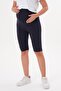 Maternity Stretchy Cotton Adjustable Waist Shorts Leggings - 3