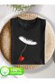 Mosquito Printed Circle Neck Cotton Short Sleeve Women's and Children's Tshirt - 2