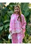 Patterned Casual Shirt and Wide Leg Pants 2-Piece Set - 3