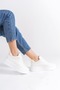 Alessi Lace-Up Orthopedic Sole Women's Sneaker Sports Shoes Cbt - Off White - 3
