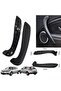 Renault Fluence Megane 3 Door Door Inner Handle Handle Right Black Lower and Upper Part Right Side