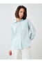Checked Spread Collar Oversized Shirt - 3
