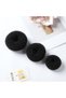Doughnut Hair Curler Various Size Black Elastic Hair Donut Decoration Girls Women Thick Hair Donut B - 2
