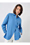 Solid Buttoned Wrap Top with Tie-Up Detail
