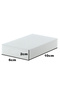 10pcs White Melamine Foam Magic Cleaning High Density Nano Melamine Kitchen Magic Sponge - 2