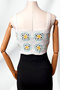 - Star 7202 4612 Hand Knitted Summer White Women's Bustier / Crop Blouse - 36/38/40 - Turquoise - 5