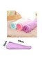 1Pcs Microfiber Hair Towel Wrap Super Absorbent Twist Bandana Drying Cap With Buttoned Bath Ring Fix - 6