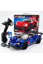 MZtoyz - 1:16 Drift Cars 4WD High Speed LED Lights a Set of Drifting tyres Blue - 2