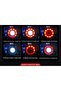 MZtoyz - 1:16 Drift Cars 4WD High Speed LED Lights a Set of Drifting tyres Blue - 3